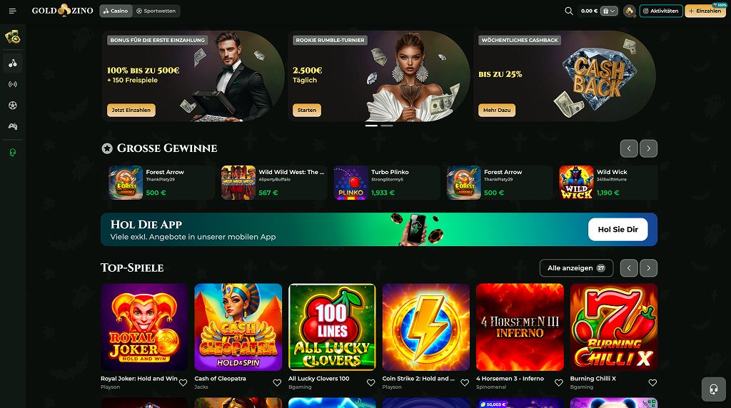 Goldzino Casino - Revue Complète 2026 Casino